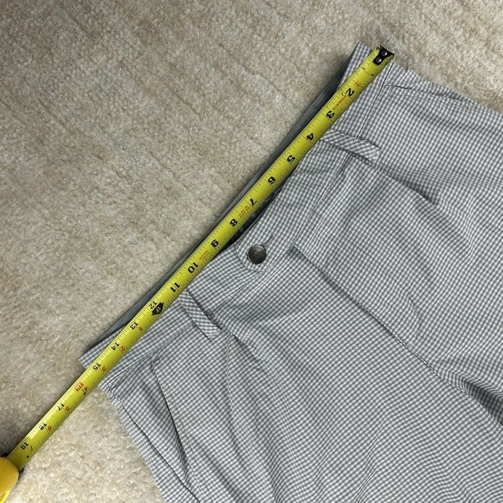 Adidas Mens Ultimate 365 Golf Short‎ Mens 30 Gray Plaid 4 Pocket Classic Style